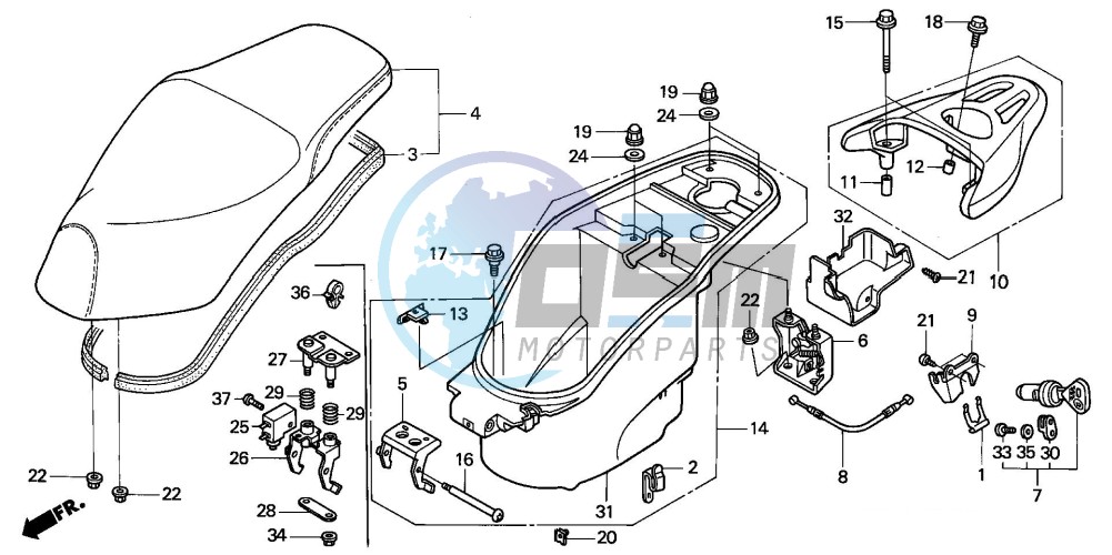 SEAT/LUGGAGE BOX