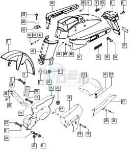 STREETMATE_25-45kmh_K8-L0 50 K8-L0 drawing Mudguards