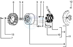 Typhoon 50 drawing Flywheel magneto