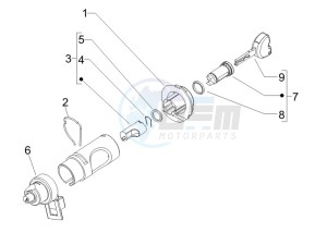 Liberty 125 4t 3v ie e3 (Vietnam ) Vietnam drawing Locks