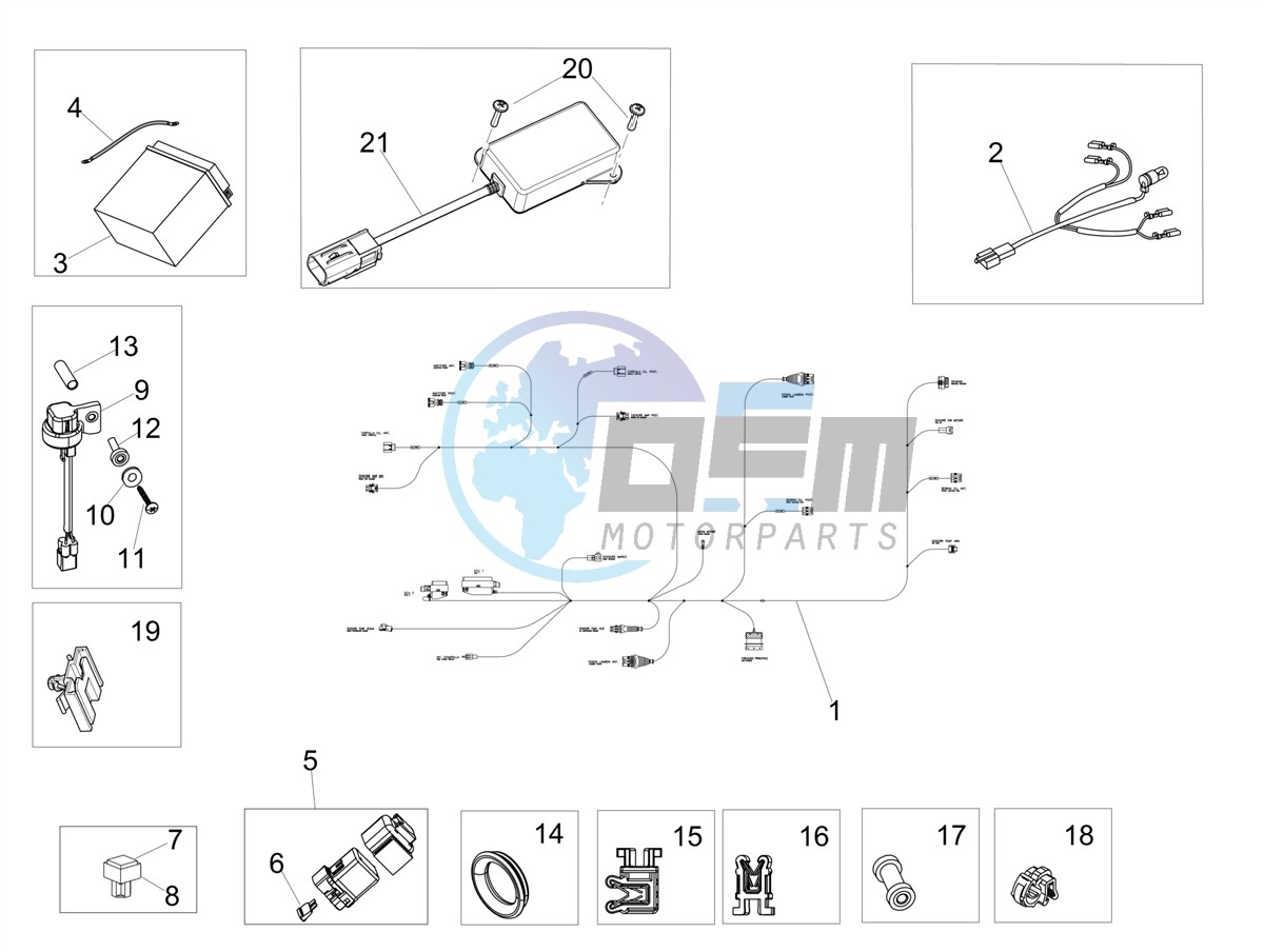 Rear electrical system