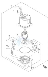 DF 350A drawing PTT Motor