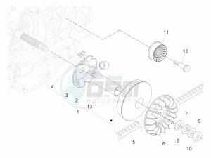 MP3 300 yourban lt erl drawing Driving pulley