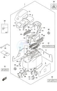 DF 350A drawing Engine Cover