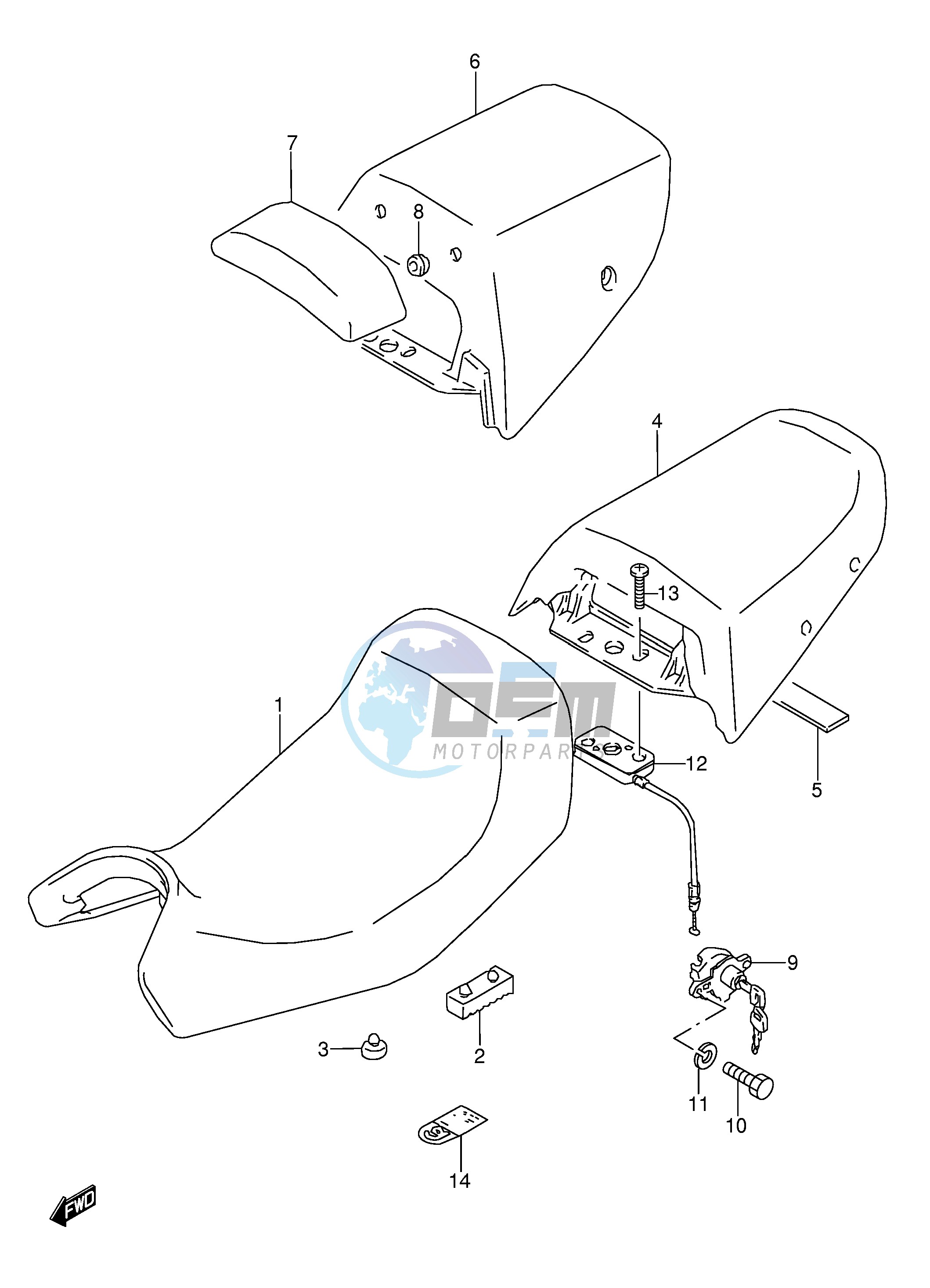 SEAT (MODEL J K L M)