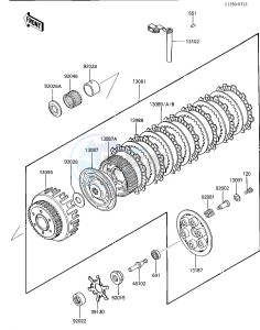 ZL 600 A [ZL600 ELIMINATOR] (A1-A2) drawing CLUTCH