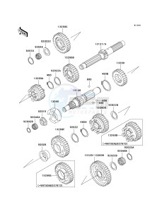 VN 1500 D[VULCAN 1500 CLASSIC] (D1-D2) [VULCAN 1500 CLASSIC] drawing TRANSMISSION