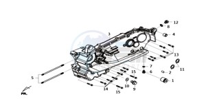 JOYMAX Z 300I ABS (L9) EU drawing L. CRANK CASE COMP