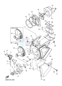 YZF-R6 600 R6 (1HCA 1HCB 1HCC) drawing INTAKE