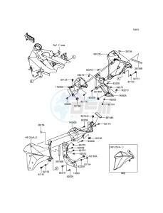 Z800 ABS ZR800DFF UF (UK FA) XX (EU ME A(FRICA) drawing Cowling Lowers