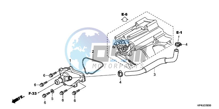 WATER PUMP COVER