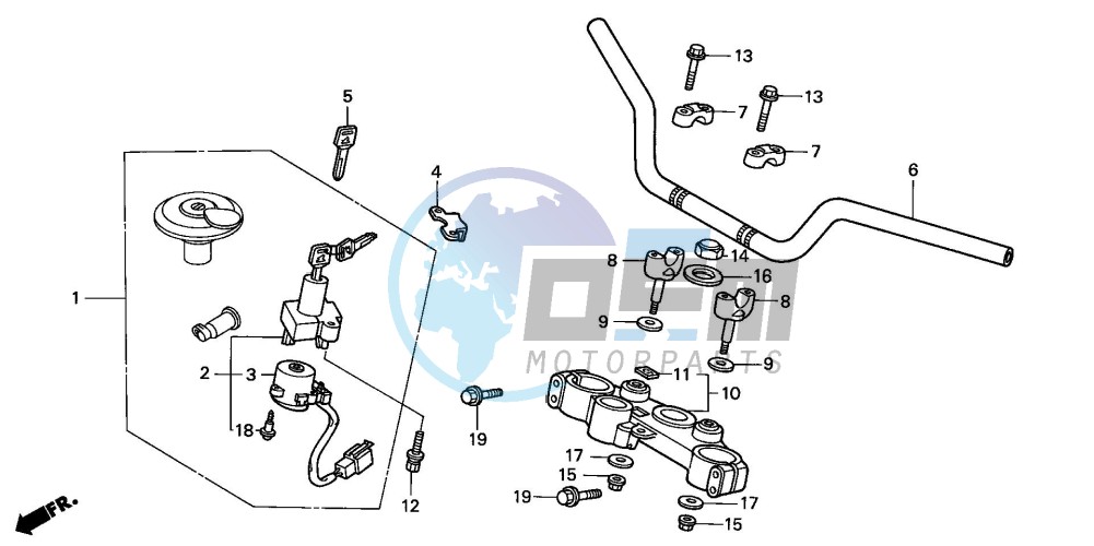 HANDLE PIPE/TOP BRIDGE