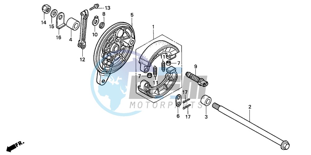 REAR BRAKE PANEL