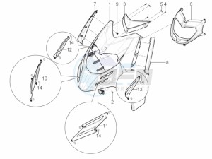 Typhoon 50 4T 4V E2 (NAFTA) drawing Front shield