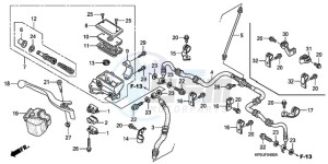 TRX500FM9 Australia - (U) drawing FR. BRAKE MASTER CYLINDER