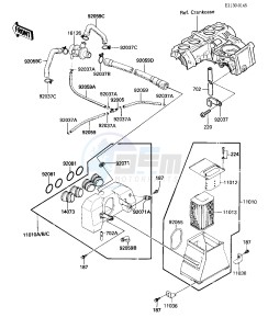 ZX 550 A [GPZ] (A1-A3) [GPZ] drawing AIR CLEANER