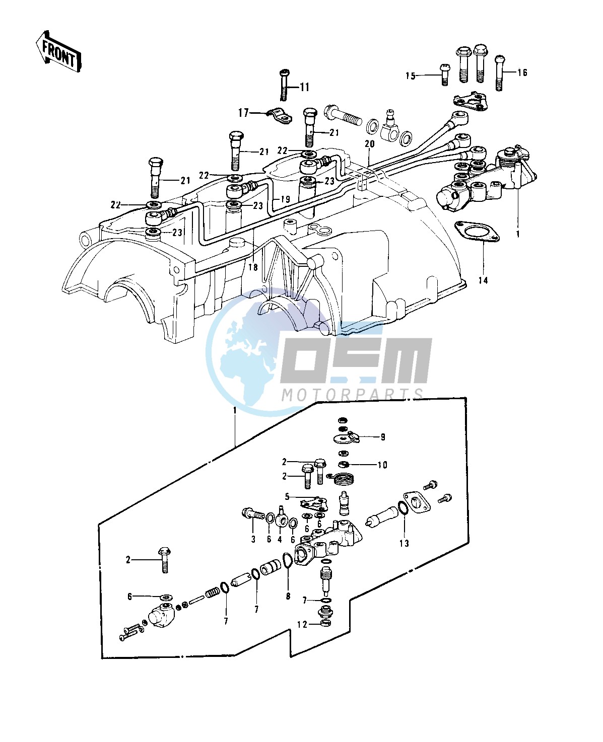 OIL PUMP -- 73-75 D_E_F & 76 A8- -