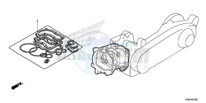 WW125EX2F PCX125 - WW125 UK - (E) drawing GASKET KIT A