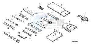 CBF1000FB drawing TOOLS