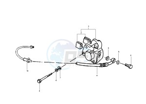 Runner SP 50 drawing Front brake caliper