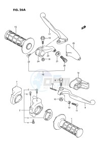 RM250 (E3) drawing HANDLE SWITCH (MODEL S)