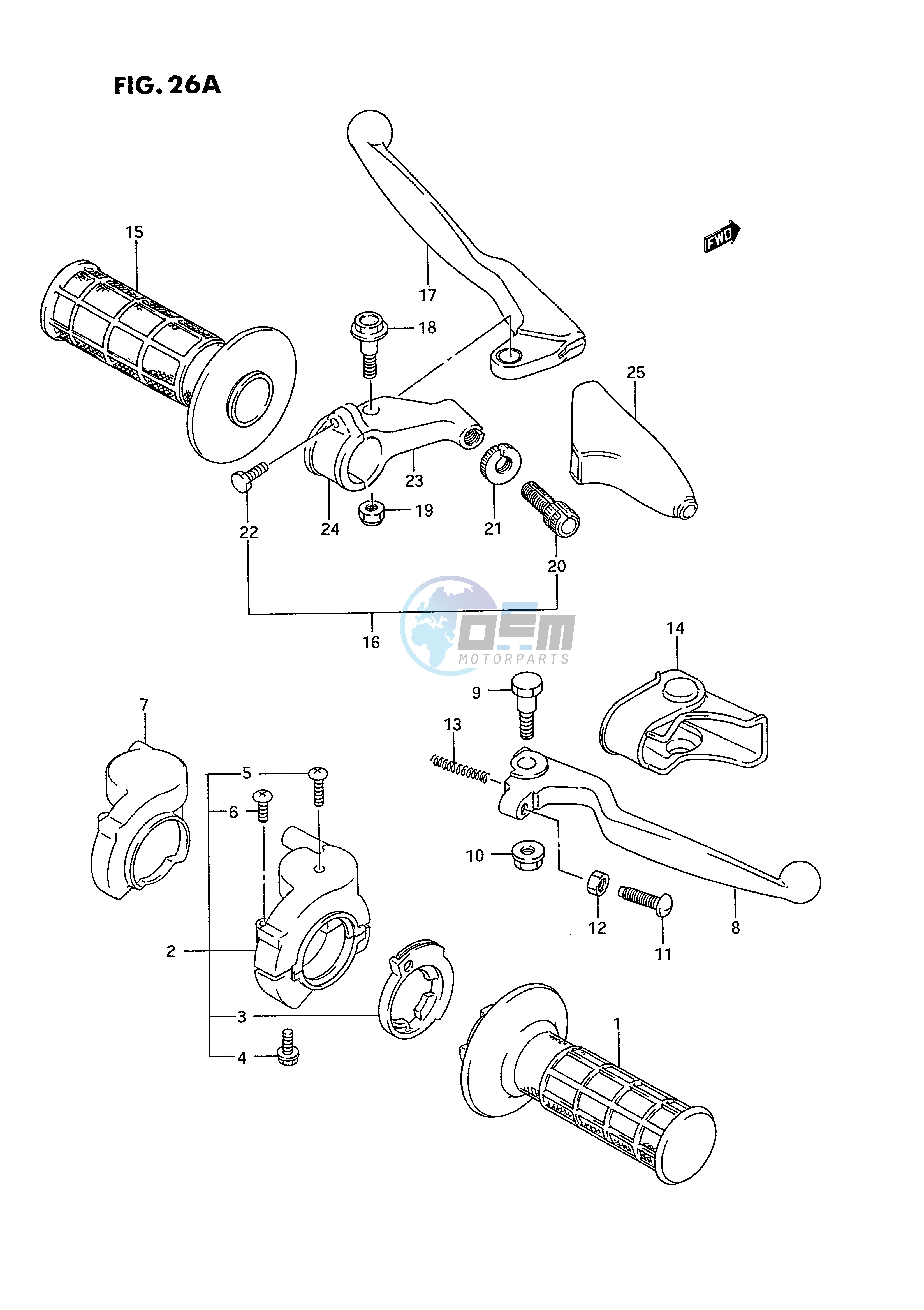 HANDLE SWITCH (MODEL S)