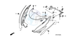 CB600F39 France - (F / CMF ST 25K) drawing COWL