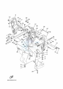 F100BETX drawing FRONT-FAIRING-BRACKET