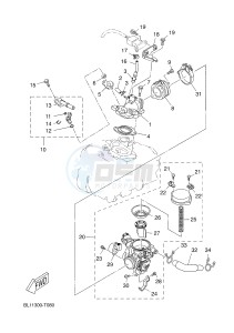 YP400RA X-MAX 400 ABS (BL11 BL11 BL11 BL11) drawing INTAKE