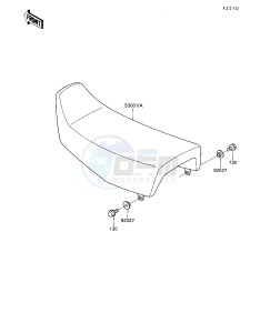 KL 250 D [KLR250] (D7-D9) [KLR250] drawing SEAT