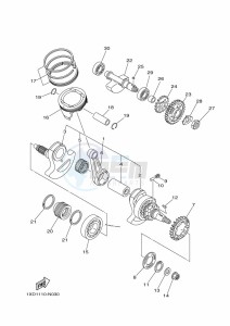 YXC700E YX70CPM (BHE2) drawing CRANKSHAFT & PISTON