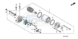 CBR1000RA9 UK - (E / ABS MKH) drawing STARTING MOTOR