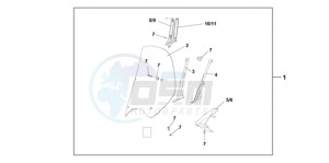 SH1509 Europe Direct - (ED / 2ED) drawing WINDSHIELD