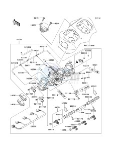 ZX 1200 B [NINJA ZX-12R] (B1-B4) [NINJA ZX-12R] drawing THROTTLE-- B3_B4- -