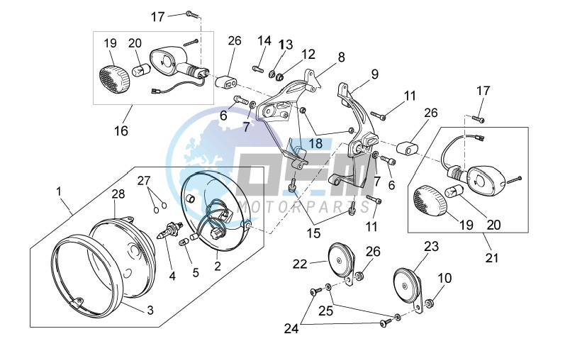 Headlight/Horn