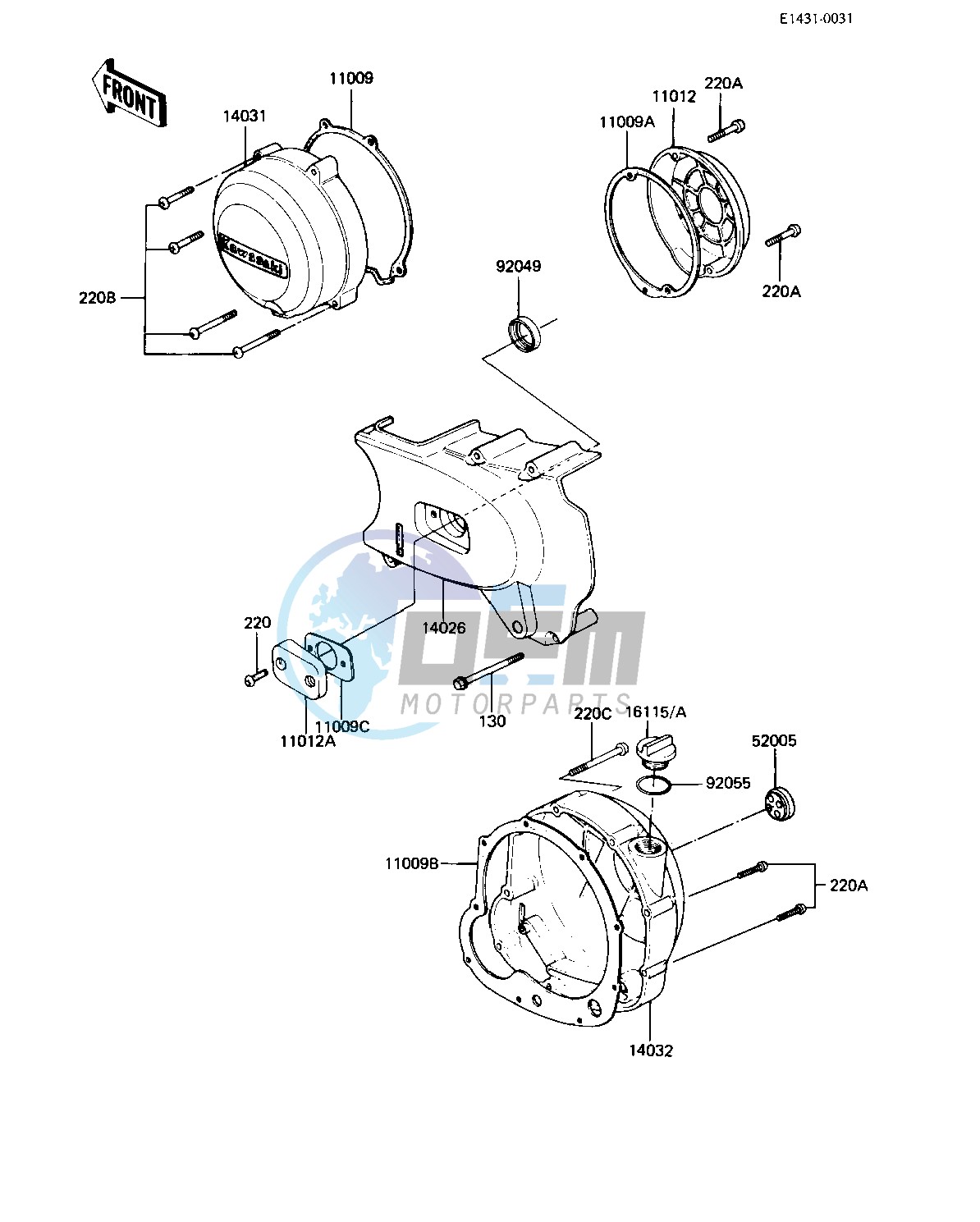 ENGINE COVERS -- 82-83 C3_C4- -