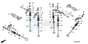 VT750CA9 Europe Direct - (ED / MK) drawing CAMSHAFT