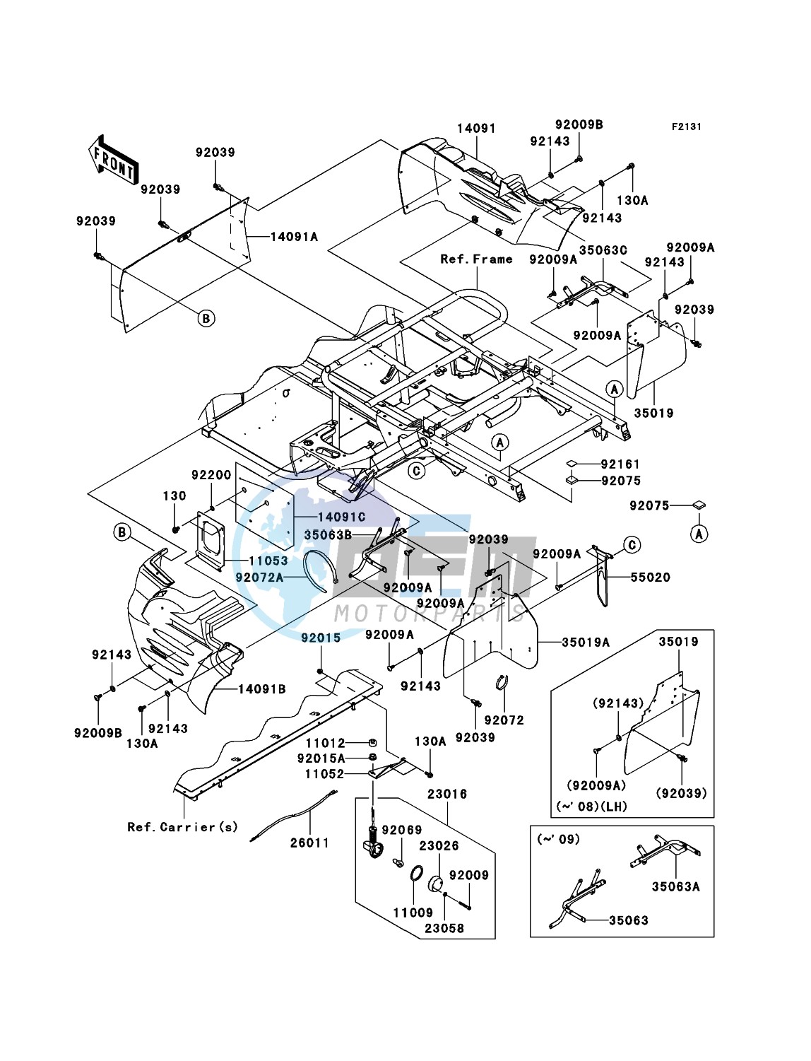 Frame Fittings(Rear)