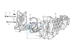 X9 EVOLUTION 125 drawing Crankcase