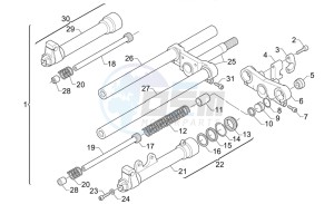 Mini RX 50 Experience drawing Front Fork