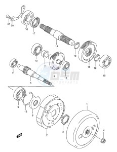 AN125 (E2) Burgman drawing TRANSMISSION (2)