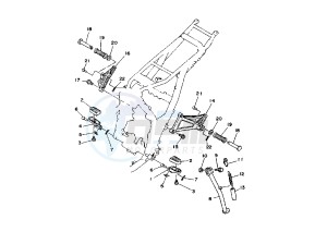 XTZ SUPER TENERE 750 drawing STAND-FOOTREST