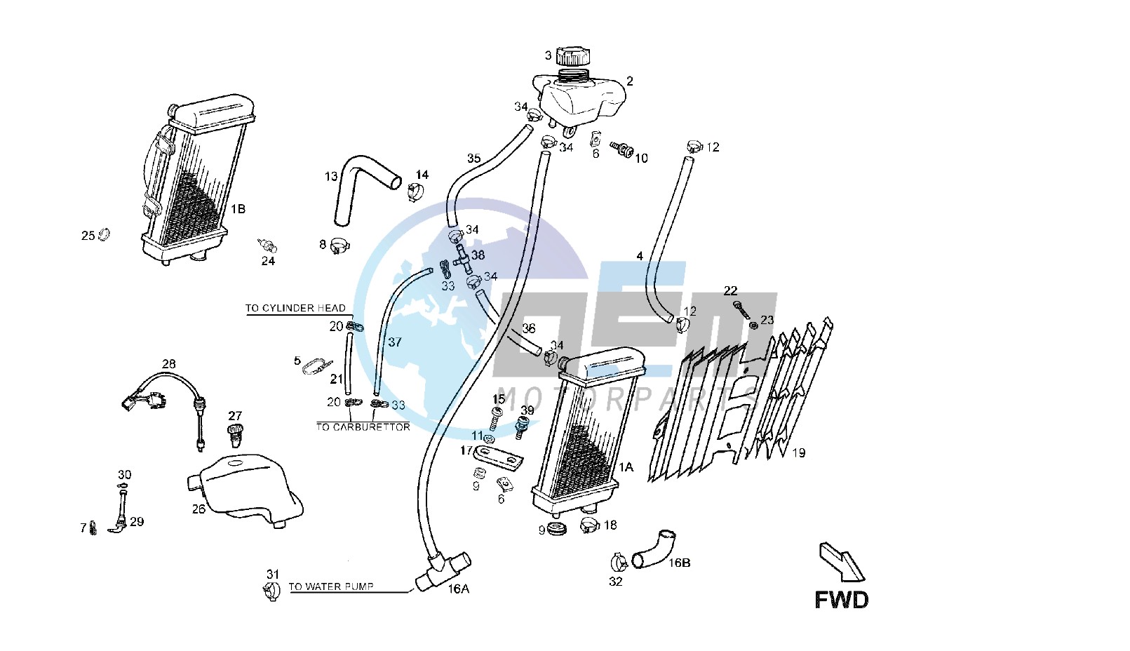 COOLING SYSTEM 7H359741>