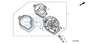 CBR1000RA9 U / ABS drawing METER