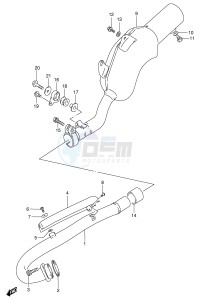 DR350 (E1) drawing MUFFLER