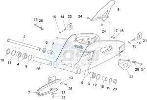 RSV4 1000 RR (EMEA) (EU, IL) drawing Swing arm