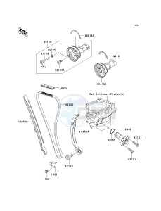 KX 250 W [KX250F MONSTER ENERGY] (W9FA) W9FA drawing CAMSHAFT-- S- -_TENSIONER