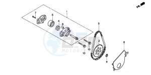 TRX200D FOURTRAX drawing OIL PUMP