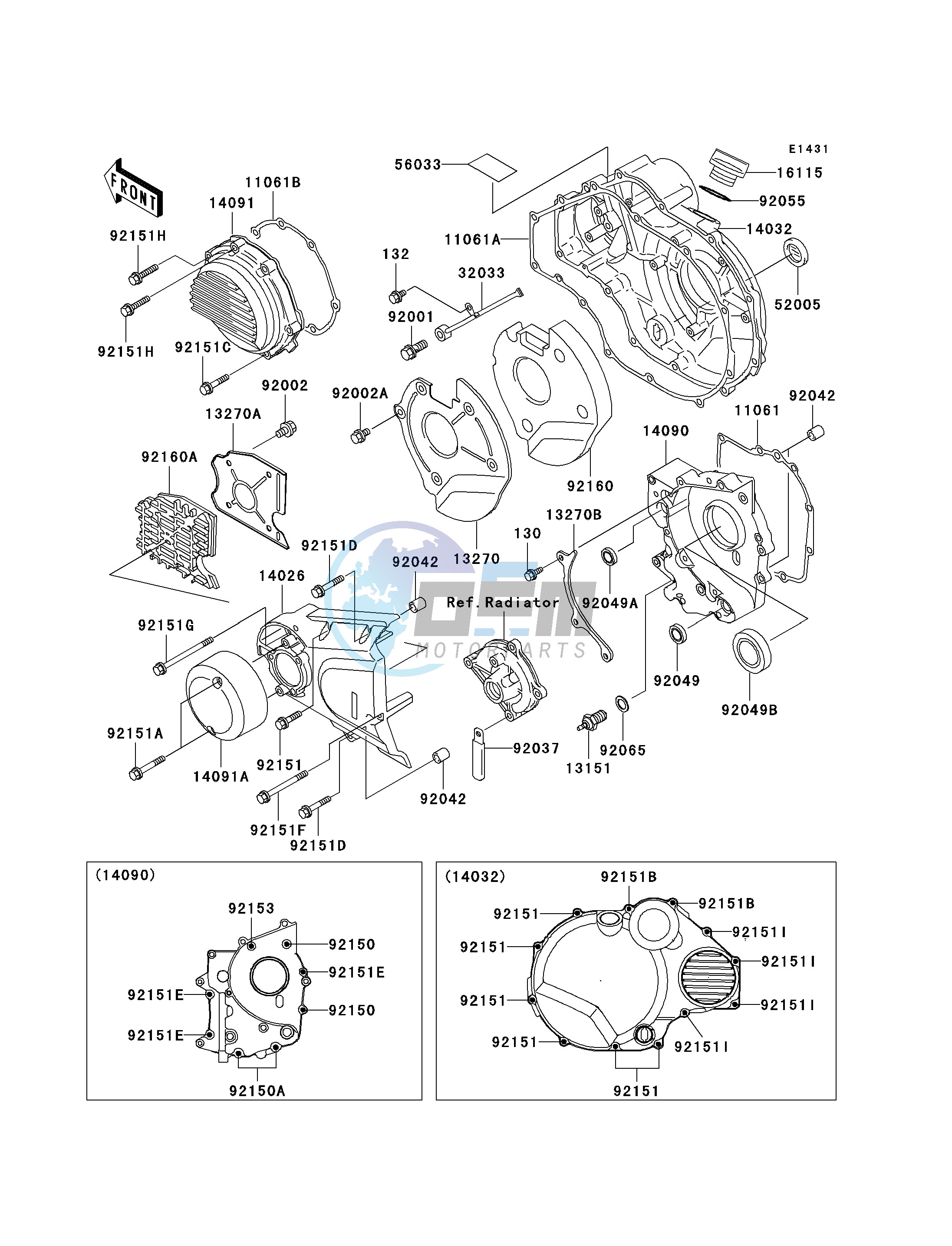 ENGINE COVER-- S- -