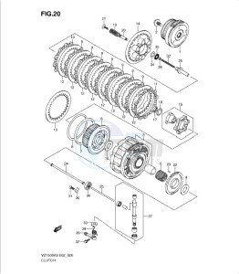 VZ1500L0 drawing CLUTCH